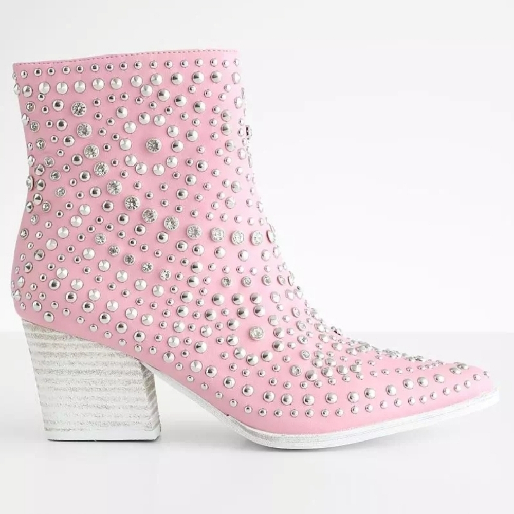 Hazel Glitz Western Boot Beast Fashion Booties Size 7.5 - Picture 2 of 8